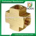 3/4'' Brass Union Tube Fitting Npt Female Thread 4 Way Cross Connector Brass Screw Pipe Female Equal Cross Fittings